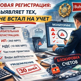 Налоговая регистрация в 2026 году: КГД выявляет тех, кто не встал на учет